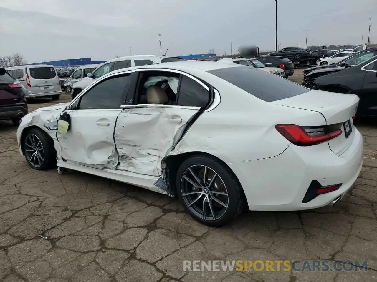 2 Фотография поврежденного автомобиля WBA5R1C50KAK06423 BMW 3 SERIES 2019