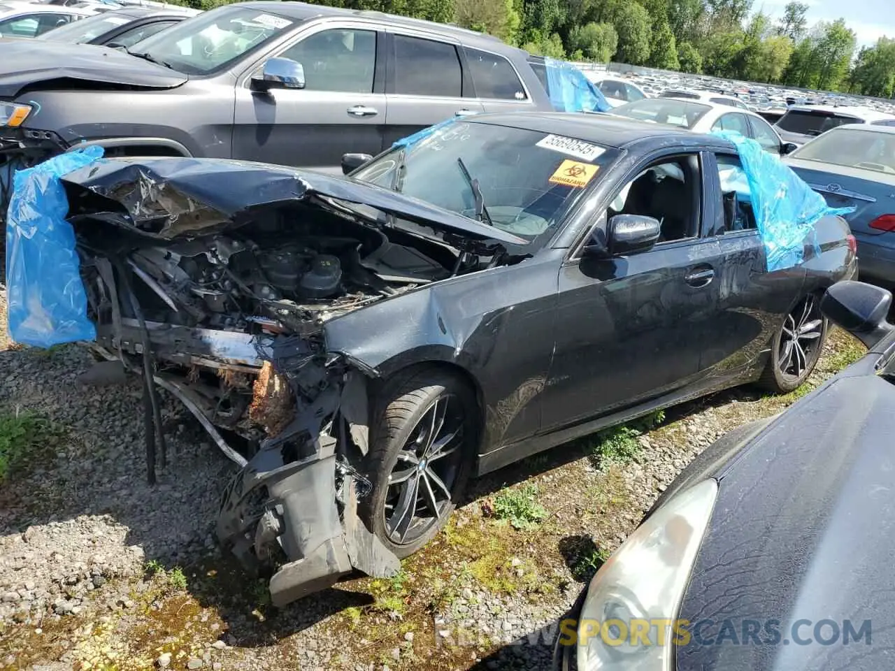 1 Photograph of a damaged car WBA5R1C52KAK08271 BMW 3 SERIES 2019