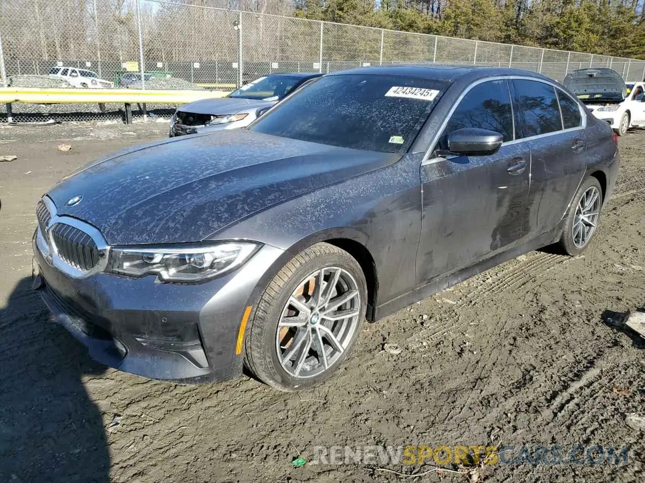 1 Photograph of a damaged car WBA5R1C53KFH14472 BMW 3 SERIES 2019