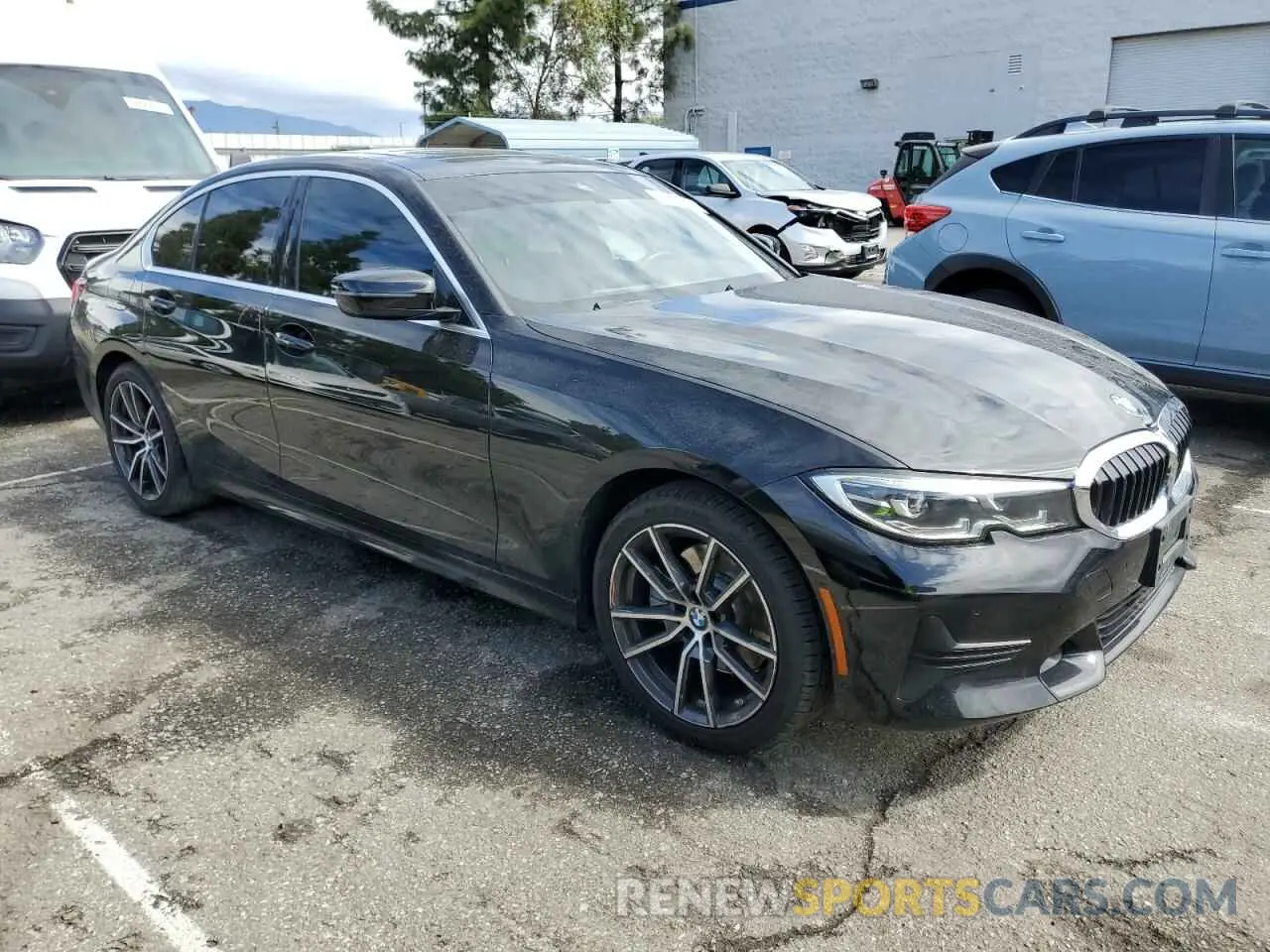 4 Фотография поврежденного автомобиля WBA5R1C54KFH09541 BMW 3 SERIES 2019