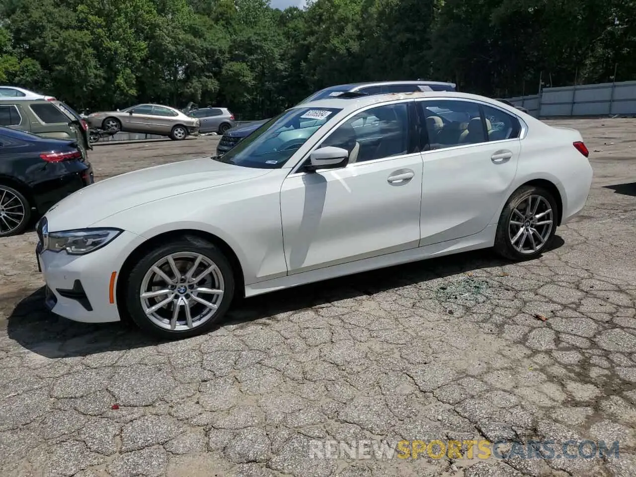 1 Фотография поврежденного автомобиля WBA5R1C56KAK06961 BMW 3 SERIES 2019