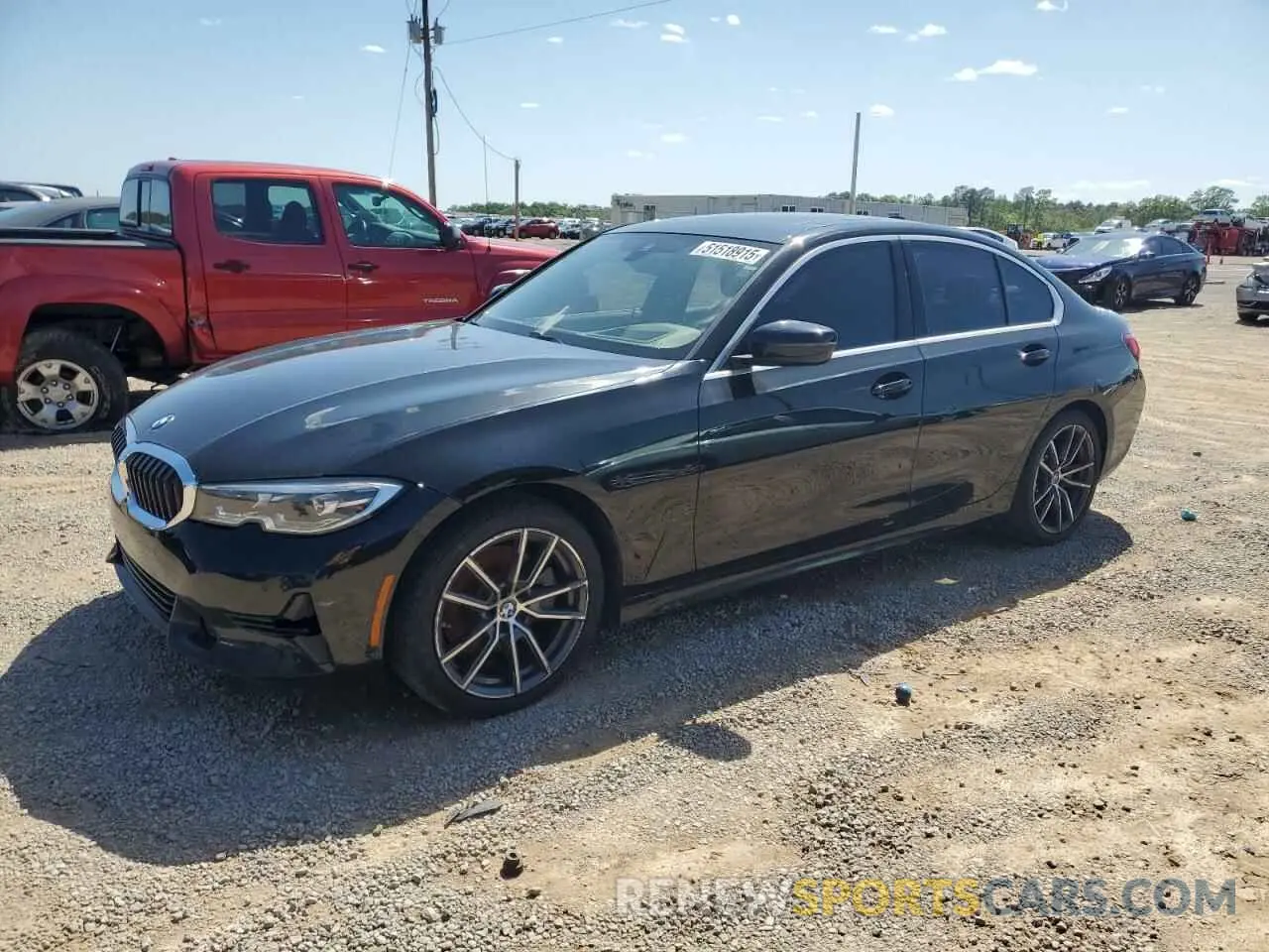 1 Фотография поврежденного автомобиля WBA5R1C57KFH03202 BMW 3 SERIES 2019