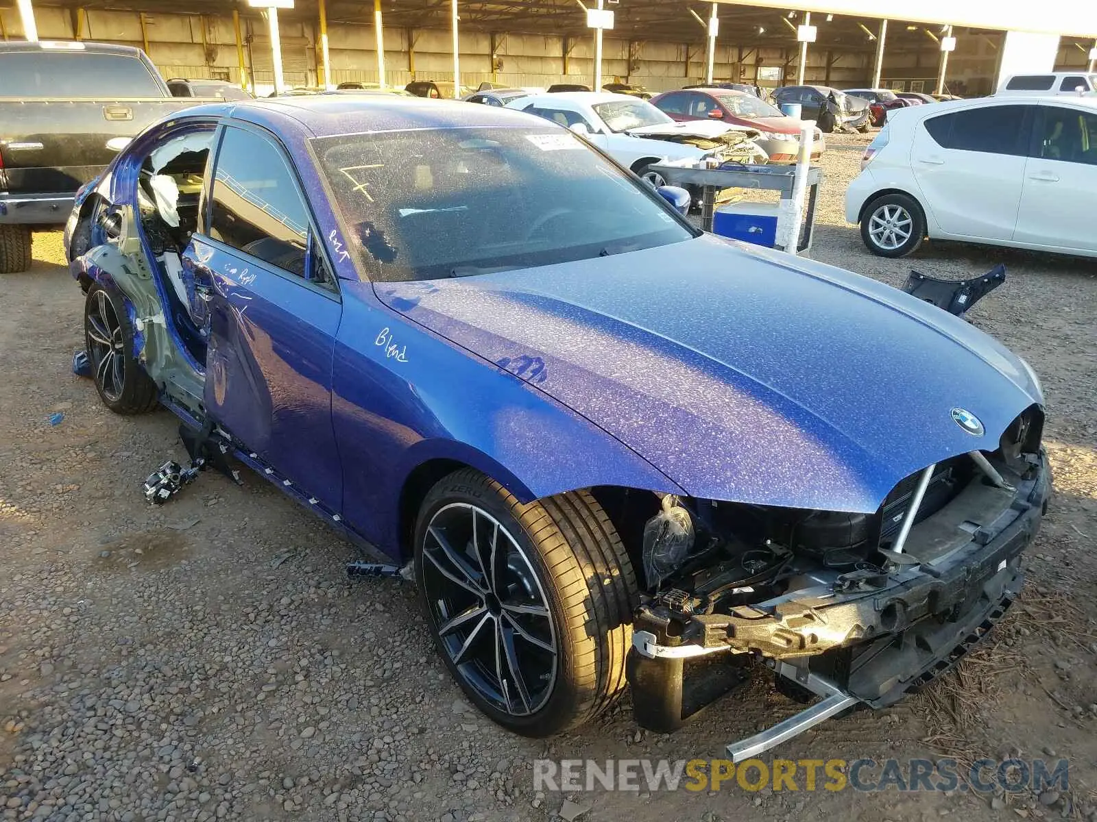 1 Photograph of a damaged car WBA5R1C58KAK09750 BMW 3 SERIES 2019