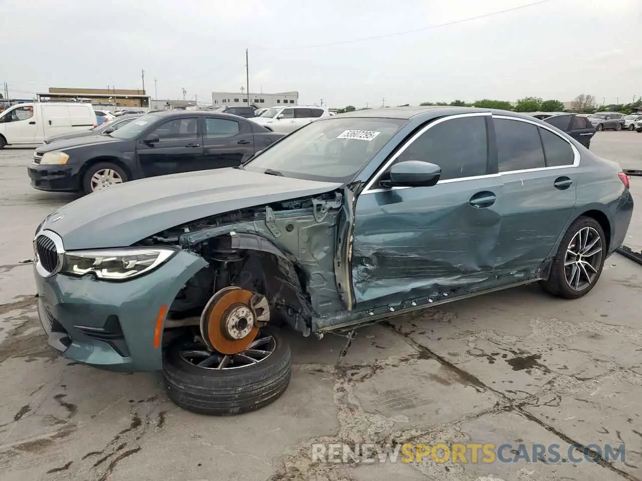 1 Photograph of a damaged car WBA5R1C59KAK10003 BMW 3 SERIES 2019
