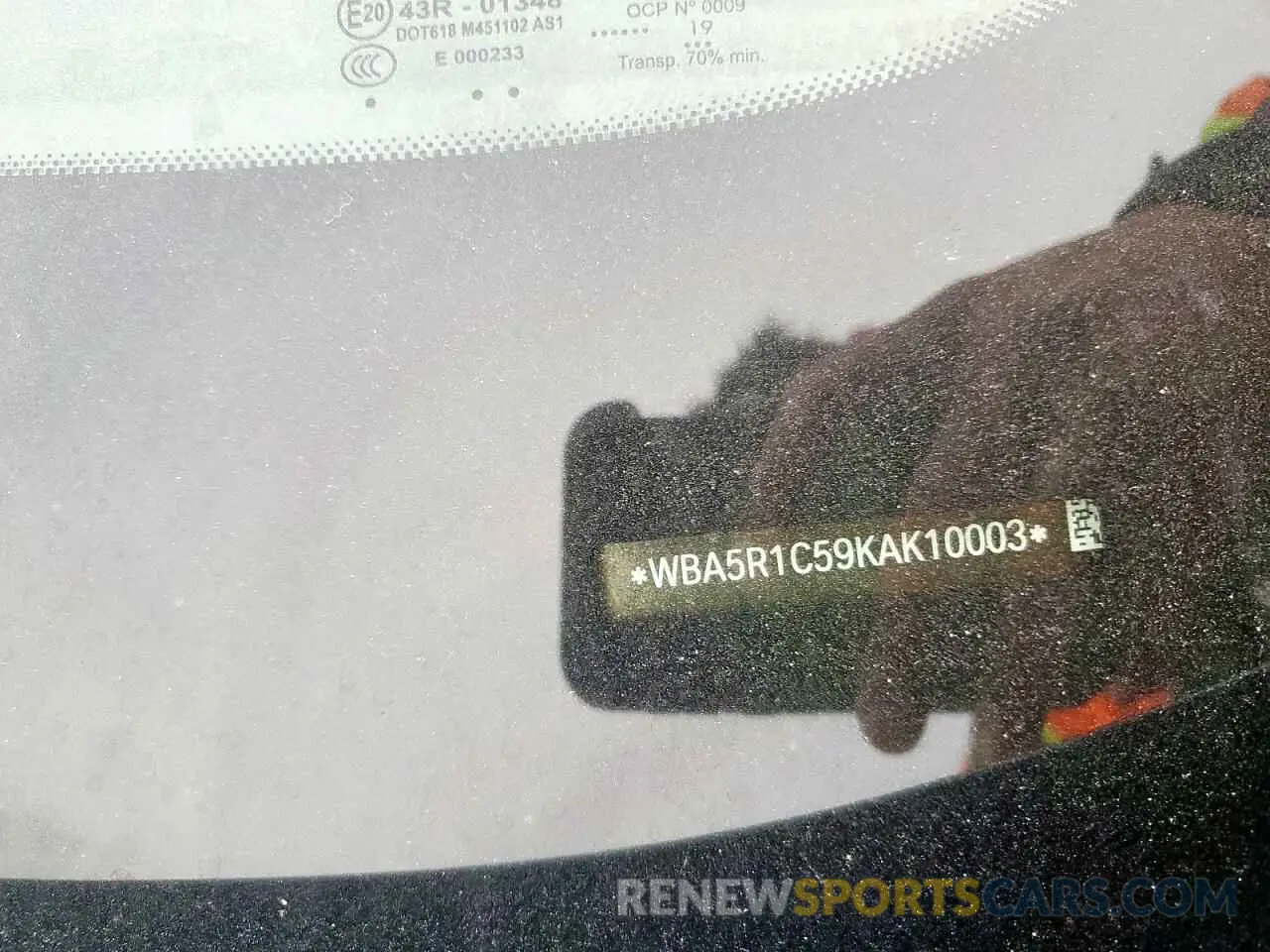 13 Photograph of a damaged car WBA5R1C59KAK10003 BMW 3 SERIES 2019