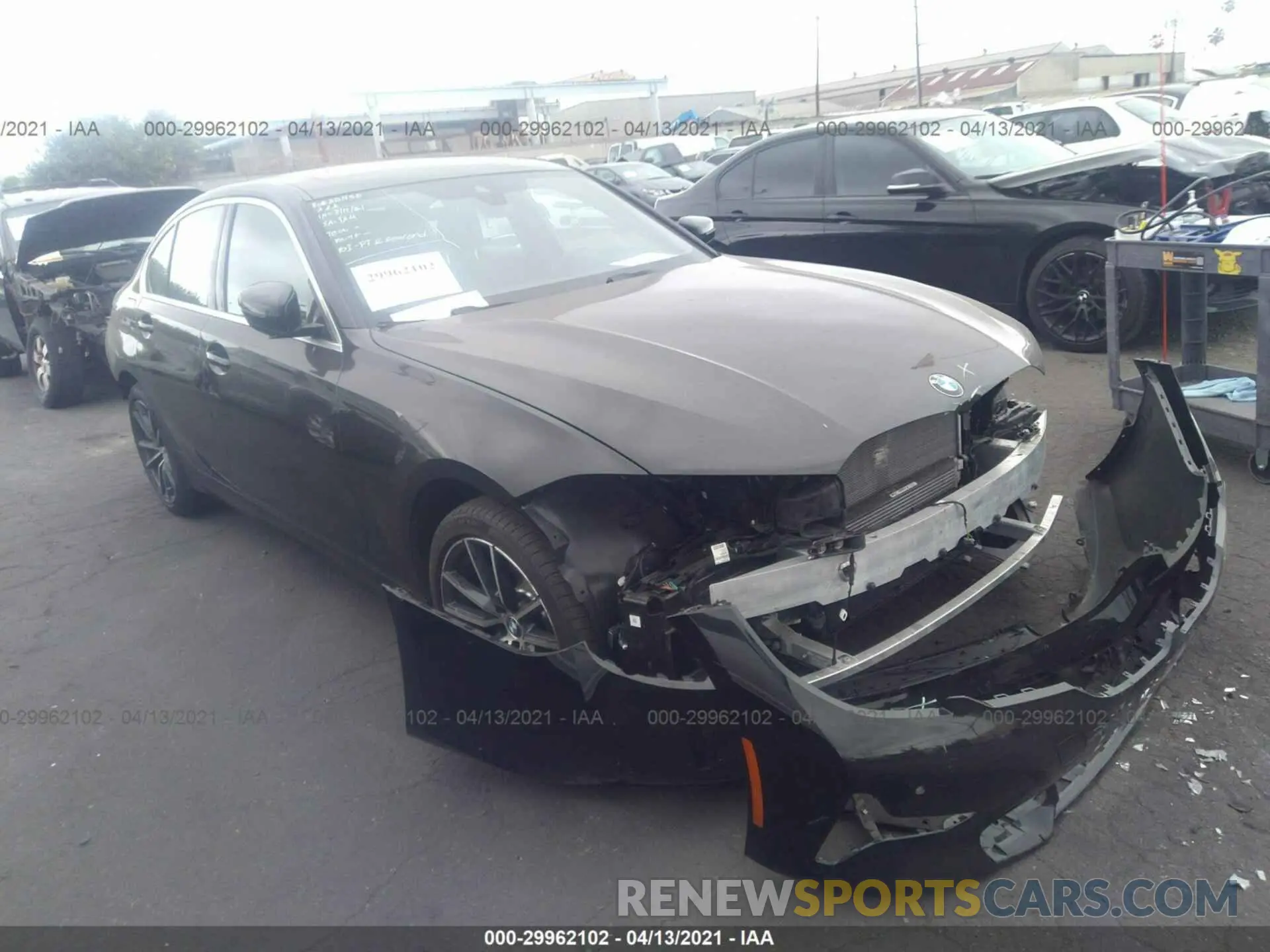 1 Photograph of a damaged car WBA5R1C59KAK10048 BMW 3 SERIES 2019