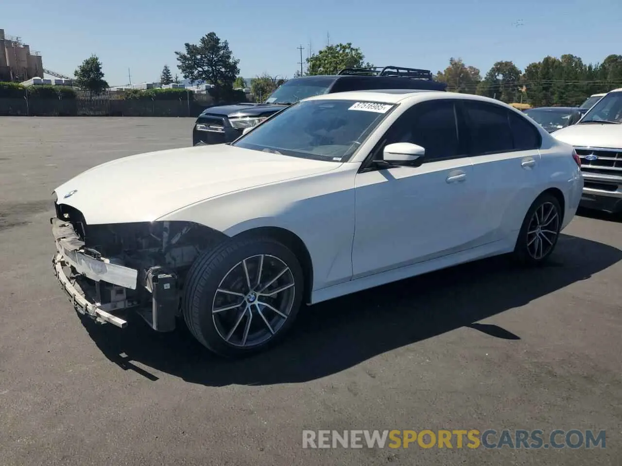 1 Фотография поврежденного автомобиля WBA5R1C5XKAE81283 BMW 3 SERIES 2019
