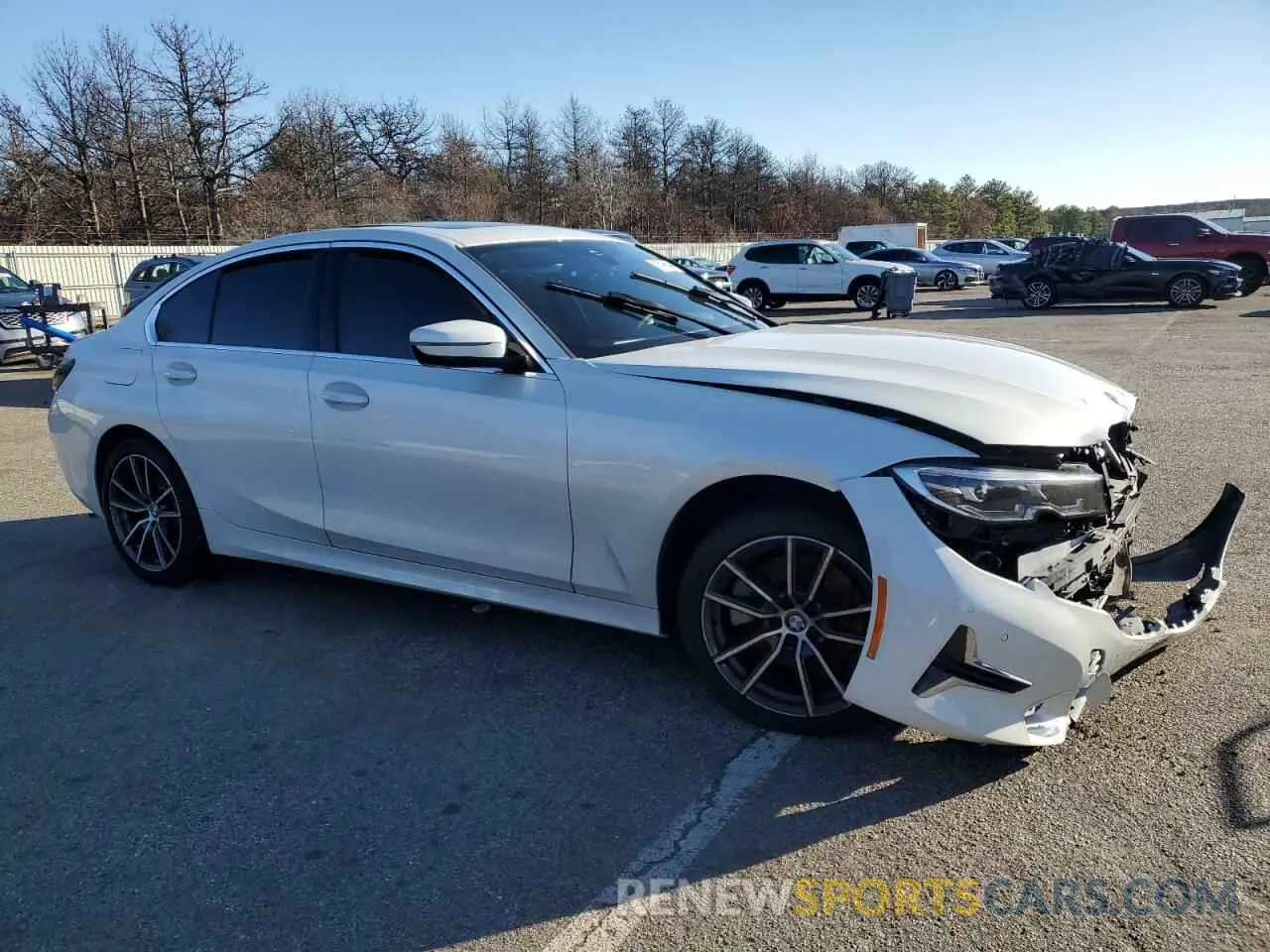 4 Фотография поврежденного автомобиля WBA5R7C51KAJ81602 BMW 3 SERIES 2019