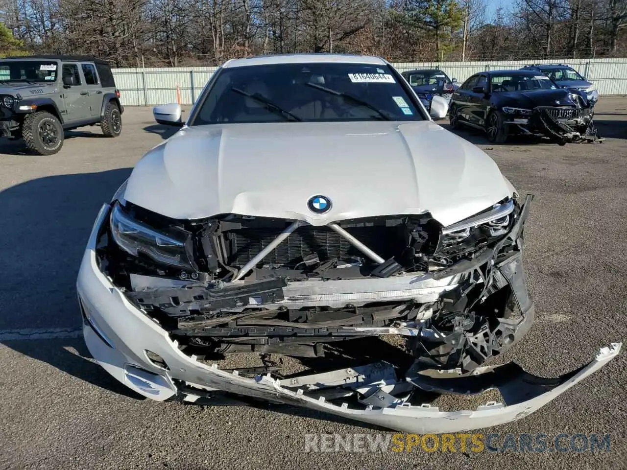 5 Фотография поврежденного автомобиля WBA5R7C51KAJ81602 BMW 3 SERIES 2019