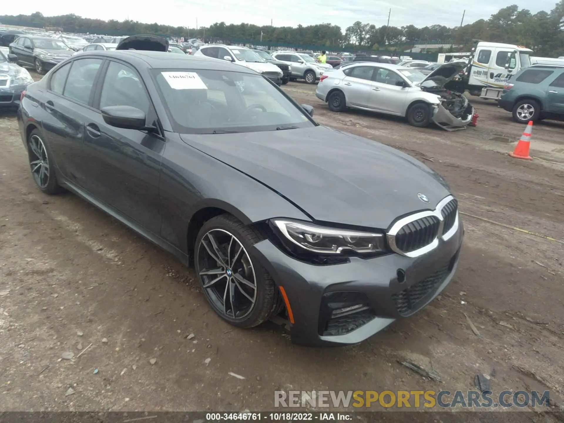 1 Photograph of a damaged car WBA5R7C51KAJ82085 BMW 3 SERIES 2019
