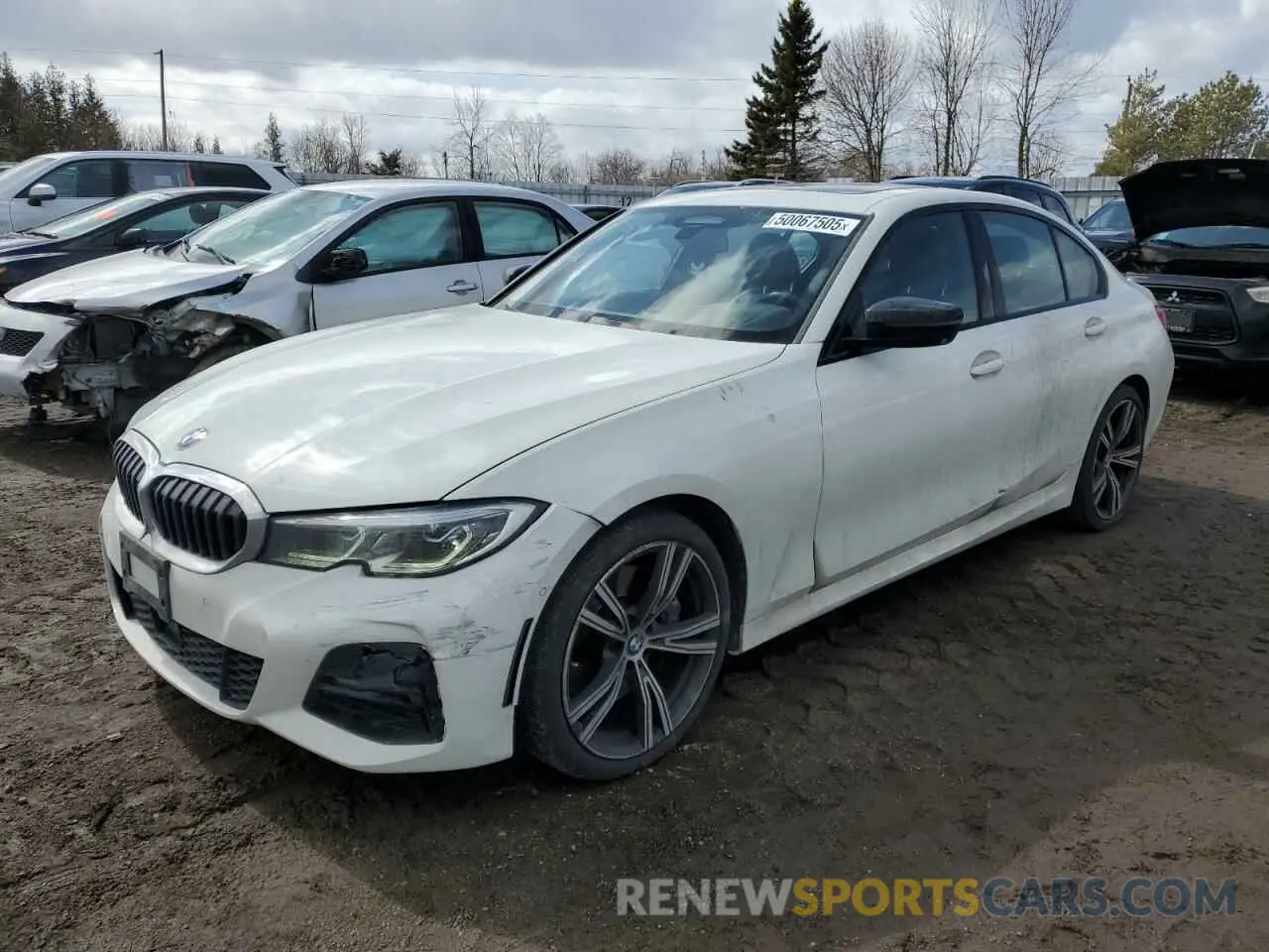 1 Photograph of a damaged car WBA5R7C51KAJ83334 BMW 3 SERIES 2019