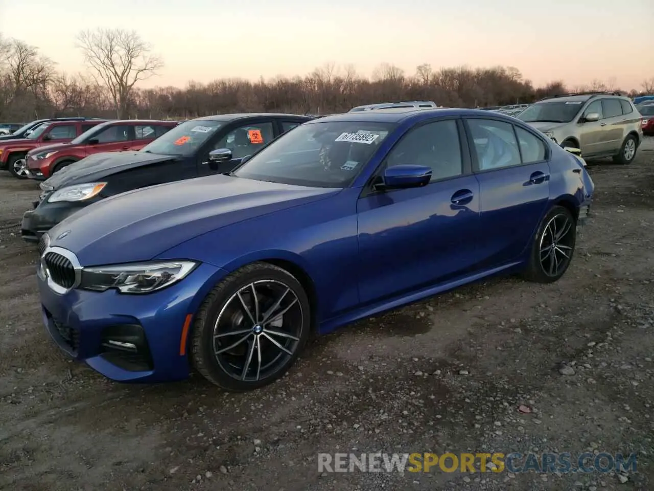 1 Фотография поврежденного автомобиля WBA5R7C52KAJ78370 BMW 3 SERIES 2019