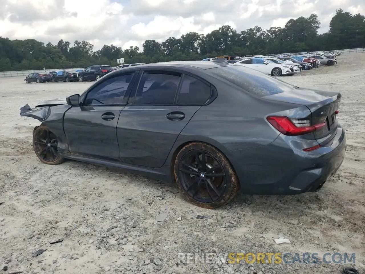 2 Фотография поврежденного автомобиля WBA5R7C52KAJ81432 BMW 3 SERIES 2019