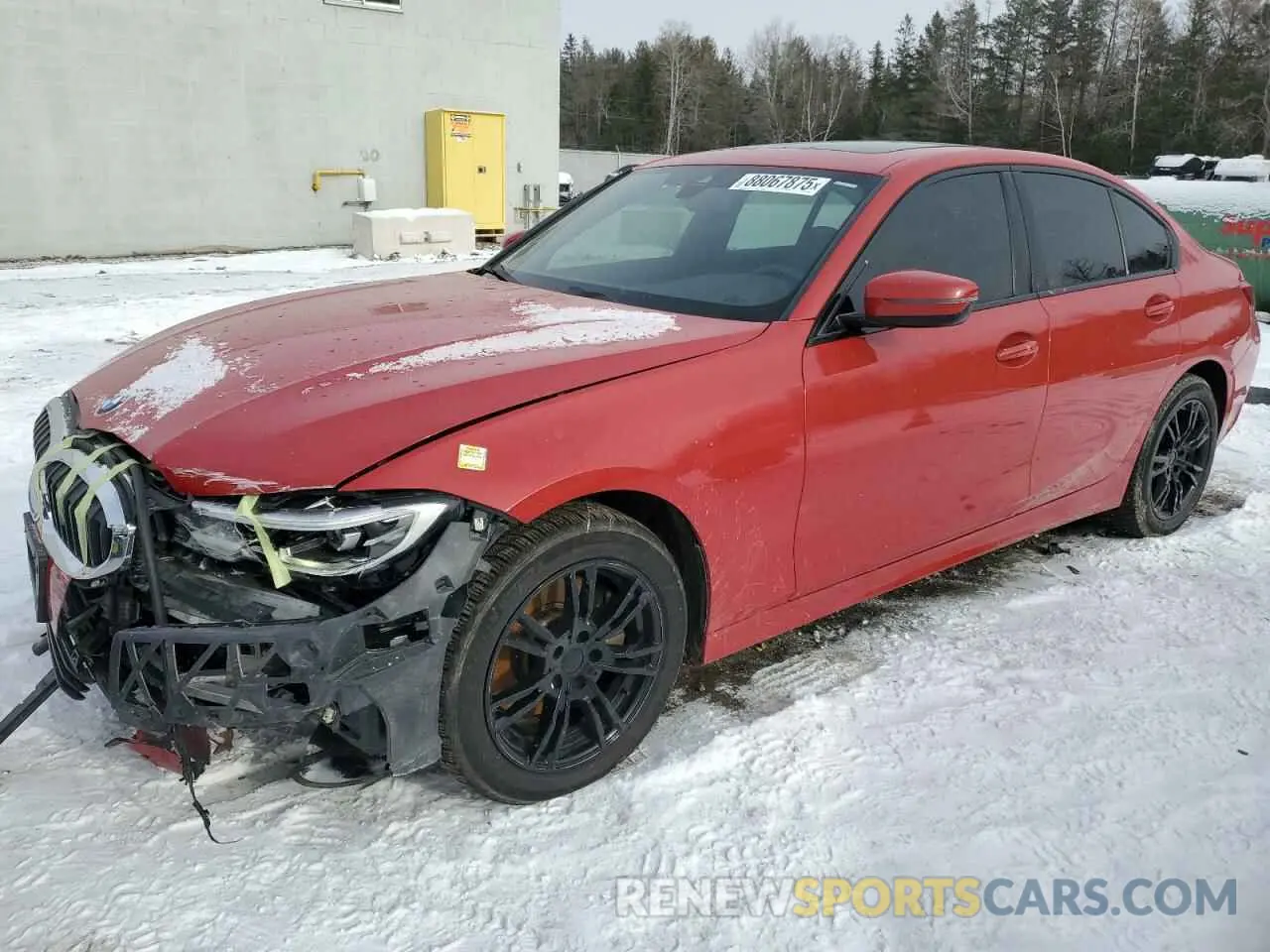 1 Фотография поврежденного автомобиля WBA5R7C54KAJ82808 BMW 3 SERIES 2019