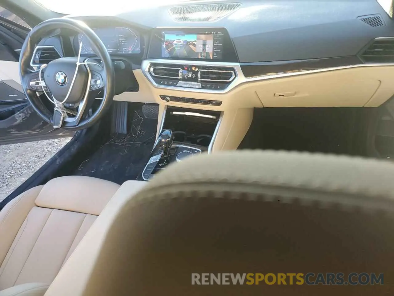 8 Фотография поврежденного автомобиля WBA5R7C54KFH12359 BMW 3 SERIES 2019