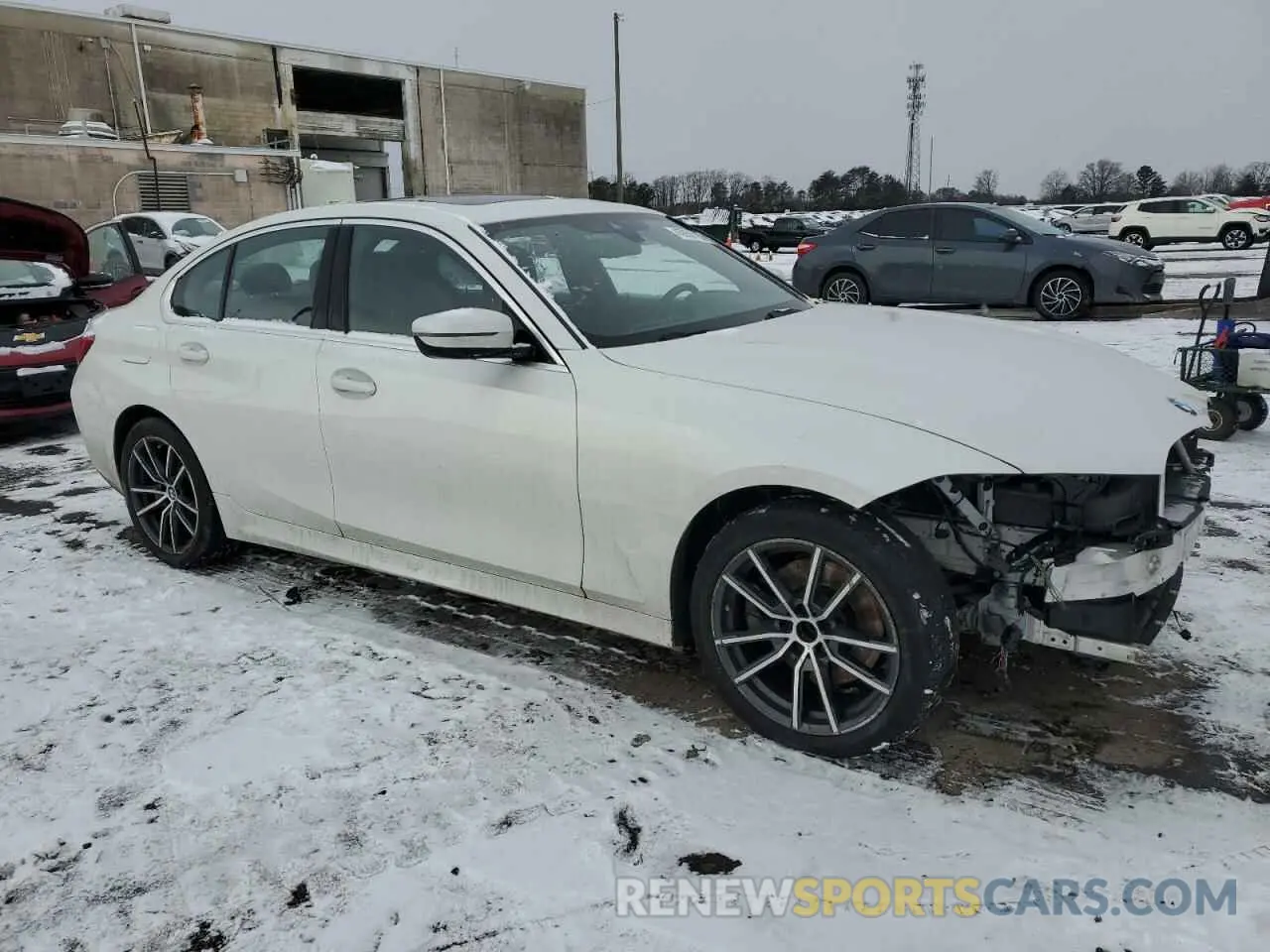4 Фотография поврежденного автомобиля WBA5R7C55KAJ78959 BMW 3 SERIES 2019