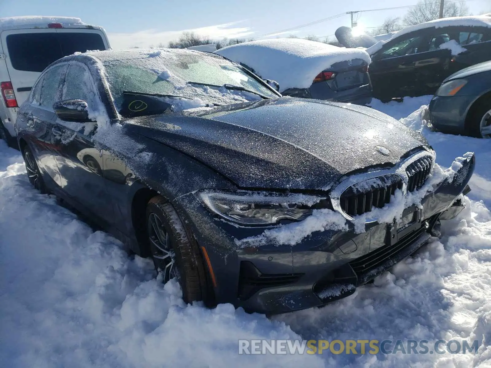 1 Photograph of a damaged car WBA5R7C56KAJ78923 BMW 3 SERIES 2019