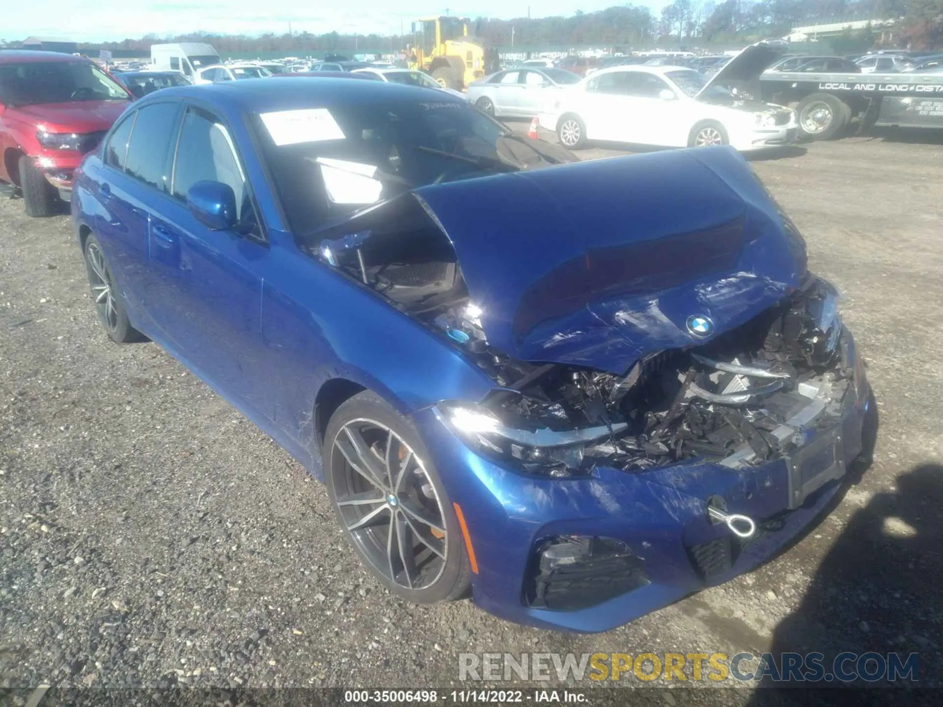 1 Photograph of a damaged car WBA5R7C56KAJ83197 BMW 3 SERIES 2019