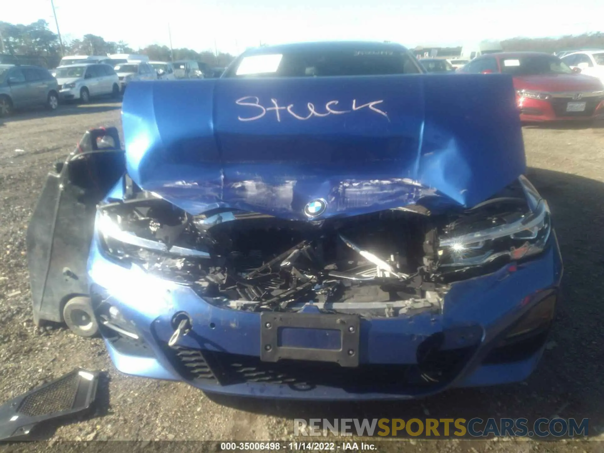 6 Photograph of a damaged car WBA5R7C56KAJ83197 BMW 3 SERIES 2019
