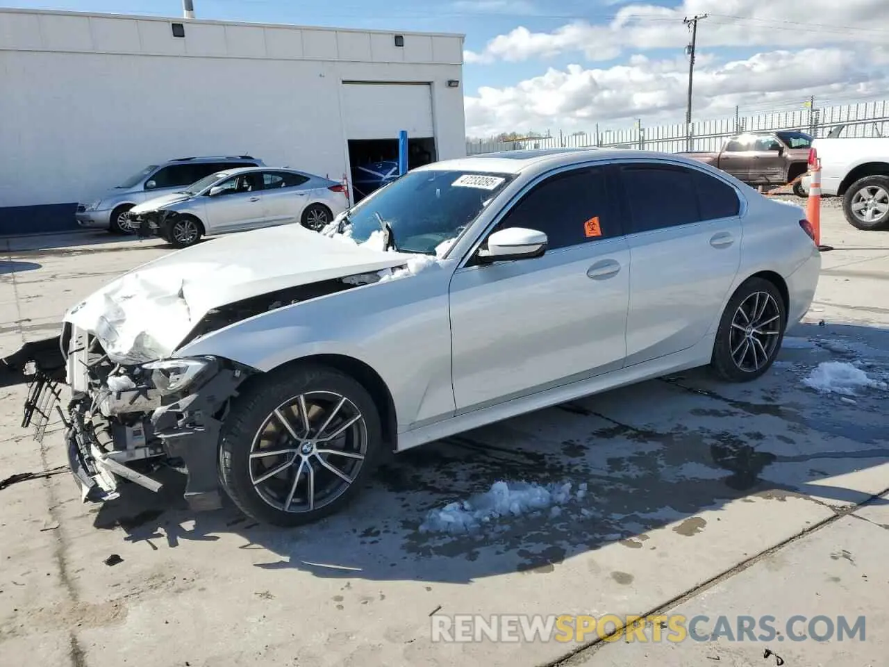 1 Photograph of a damaged car WBA5R7C57KAJ80695 BMW 3 SERIES 2019