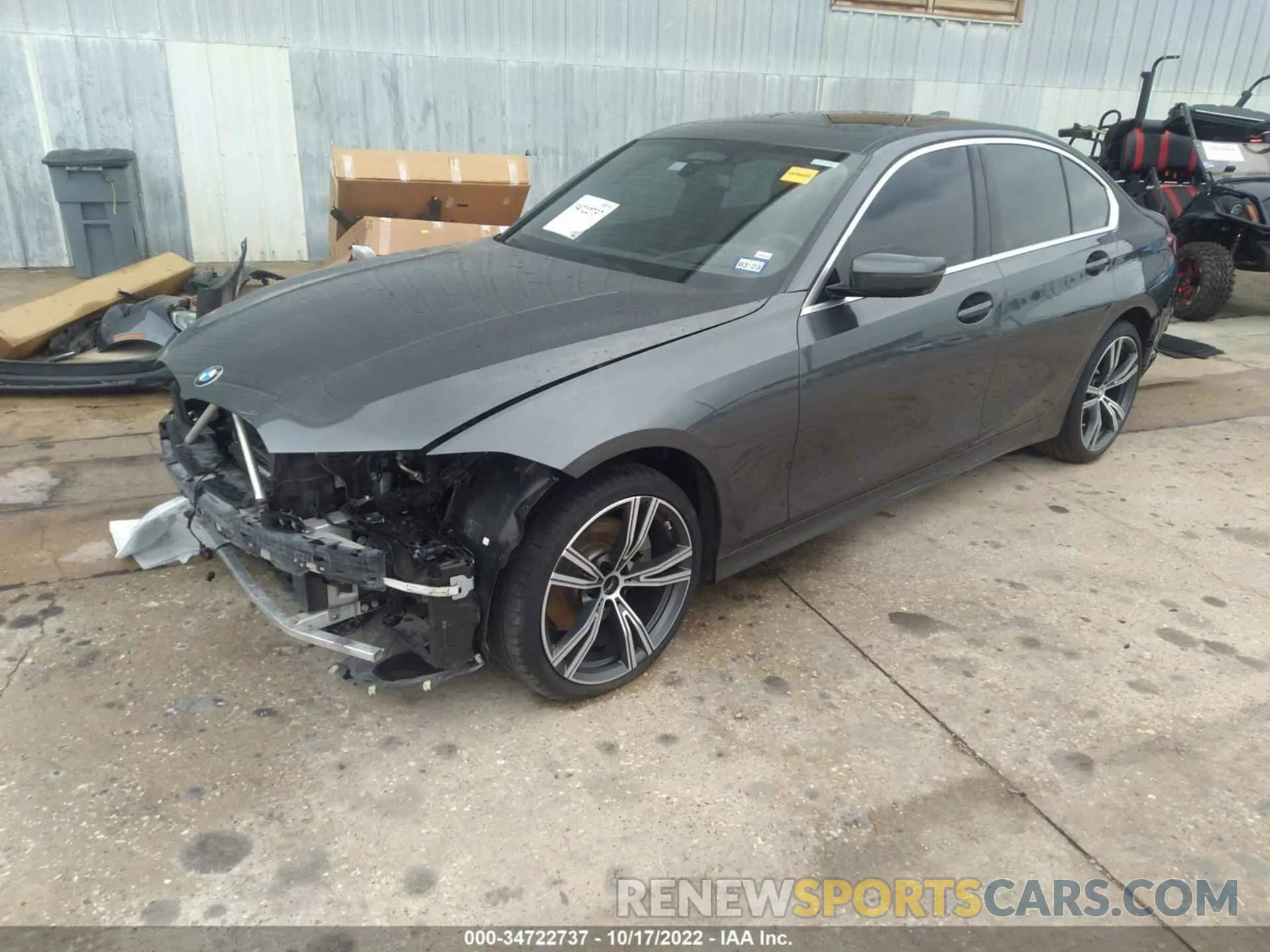 2 Photograph of a damaged car WBA5R7C57KAJ82348 BMW 3 SERIES 2019