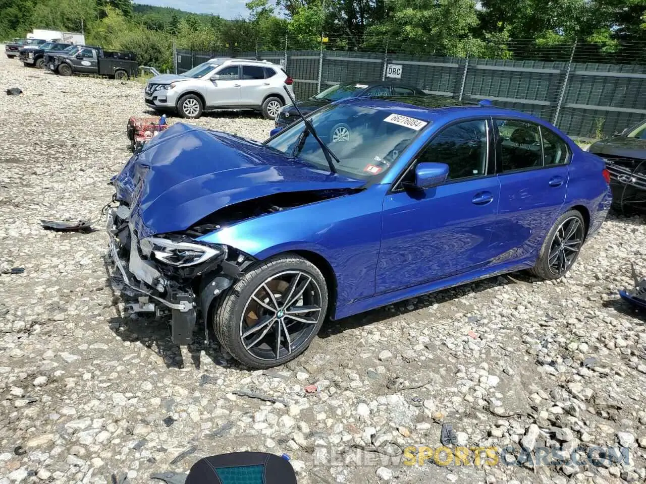 1 Photograph of a damaged car WBA5R7C59KAE82976 BMW 3 SERIES 2019