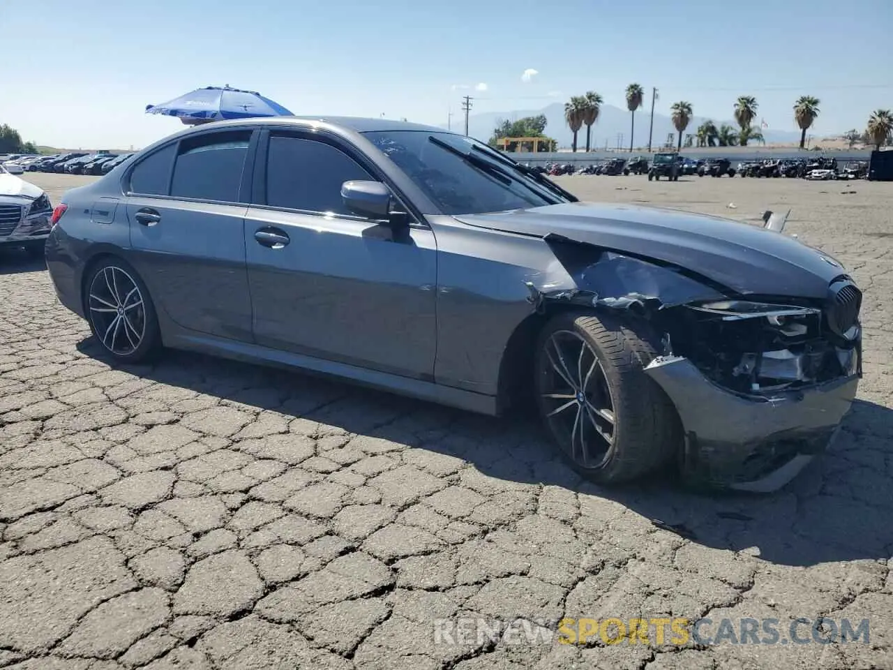 4 Photograph of a damaged car 3MW5R1J00L8B13518 BMW 3 SERIES 2020