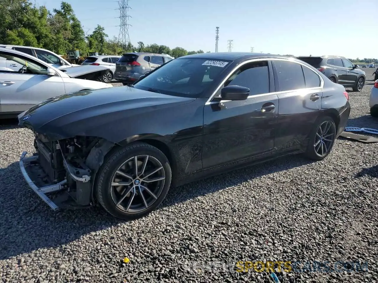 1 Фотография поврежденного автомобиля 3MW5R1J00L8B16791 BMW 3 SERIES 2020