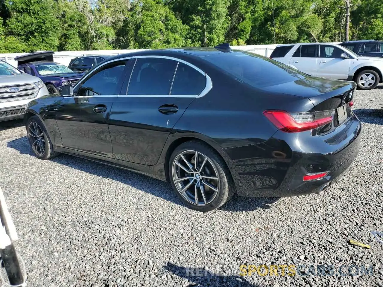 2 Фотография поврежденного автомобиля 3MW5R1J00L8B16791 BMW 3 SERIES 2020