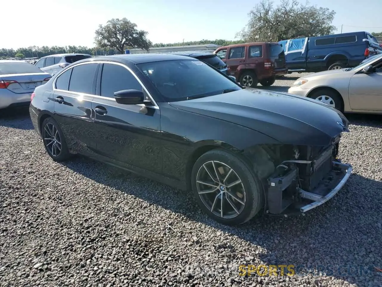4 Фотография поврежденного автомобиля 3MW5R1J00L8B16791 BMW 3 SERIES 2020