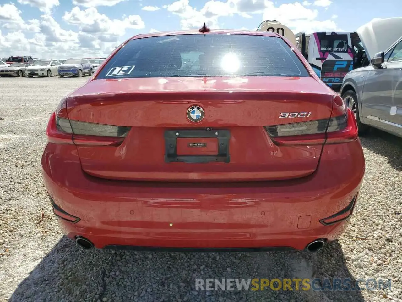 6 Фотография поврежденного автомобиля 3MW5R1J00L8B23255 BMW 3 SERIES 2020