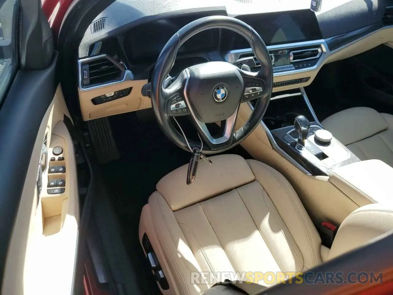 8 Фотография поврежденного автомобиля 3MW5R1J00L8B23255 BMW 3 SERIES 2020