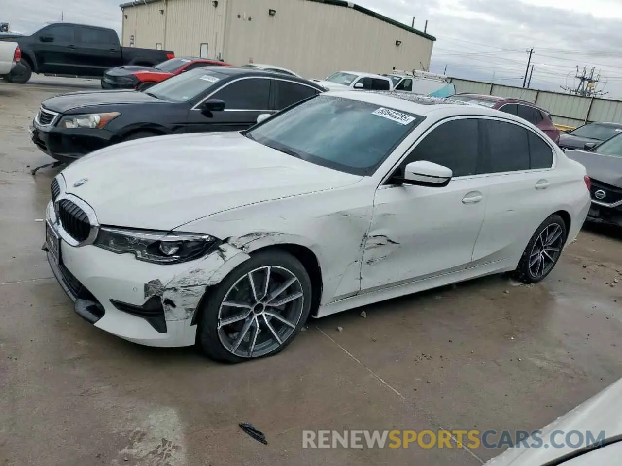 1 Photograph of a damaged car 3MW5R1J01L8B12670 BMW 3 SERIES 2020