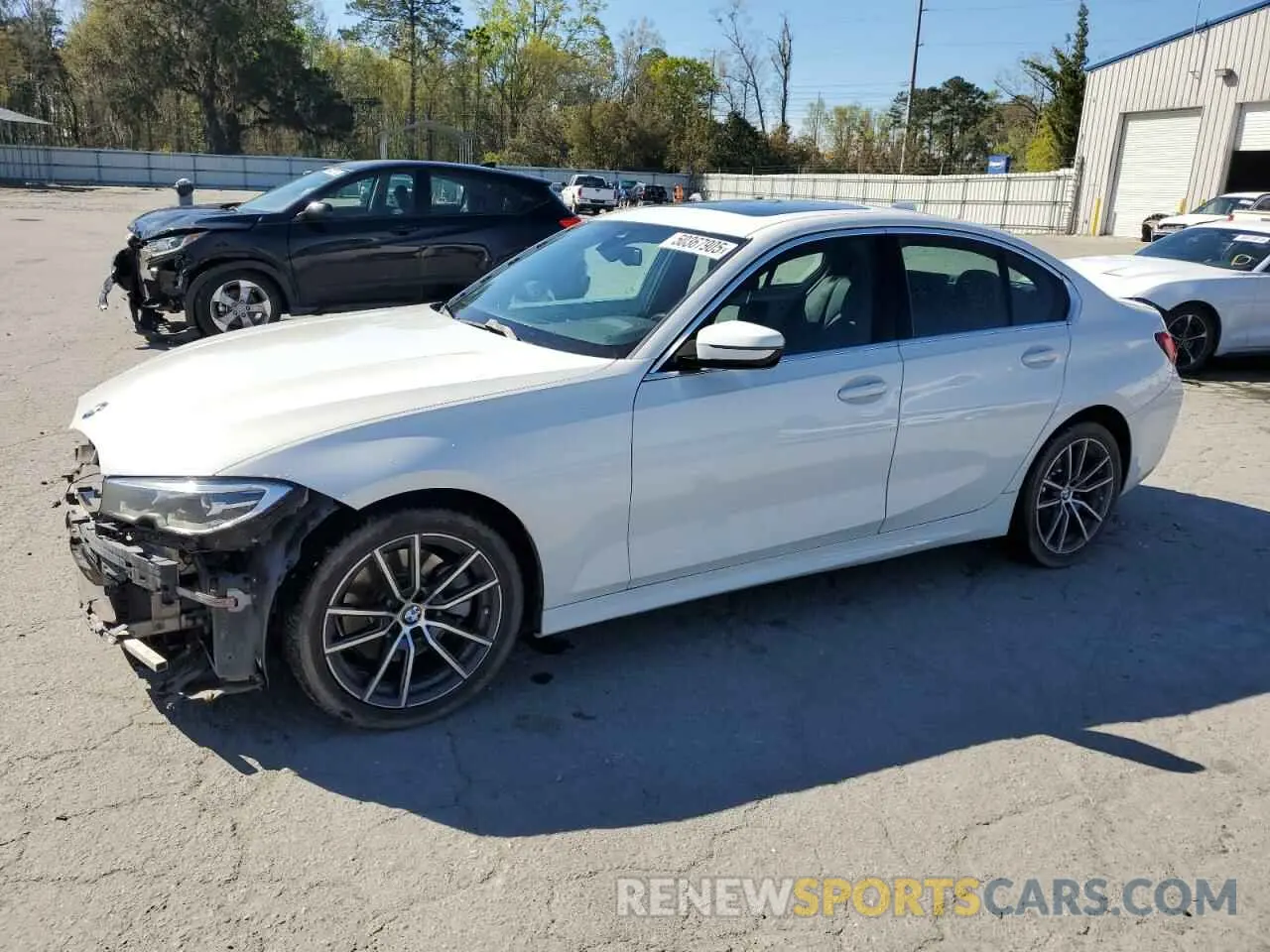 1 Фотография поврежденного автомобиля 3MW5R1J01L8B20932 BMW 3 SERIES 2020