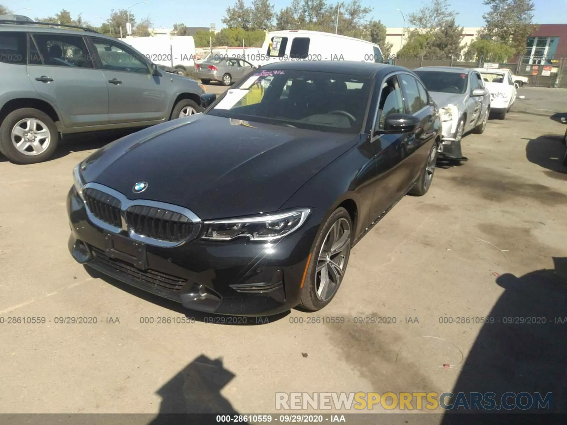 2 Photograph of a damaged car 3MW5R1J01L8B36466 BMW 3 SERIES 2020