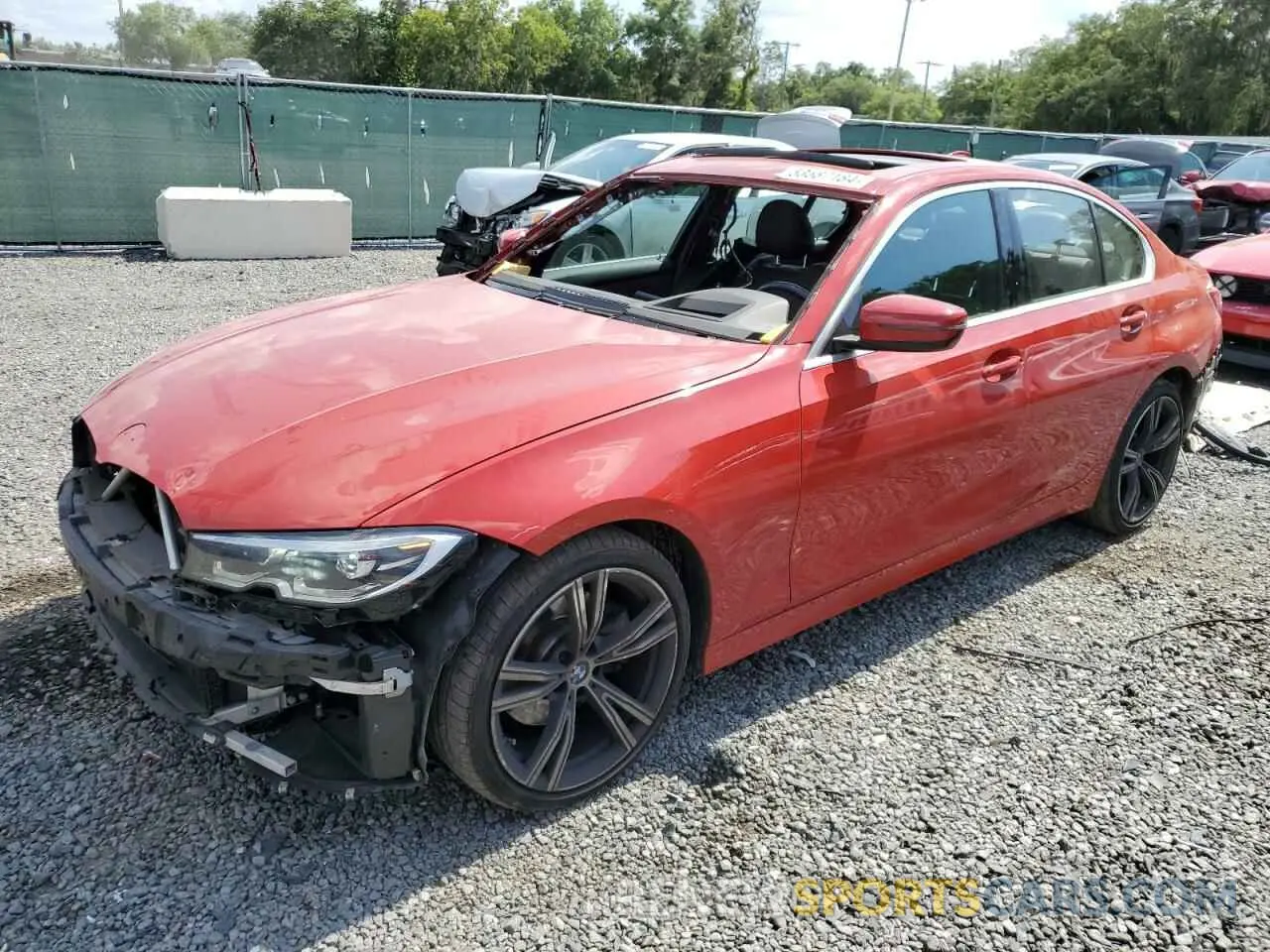 1 Photograph of a damaged car 3MW5R1J01L8B44177 BMW 3 SERIES 2020