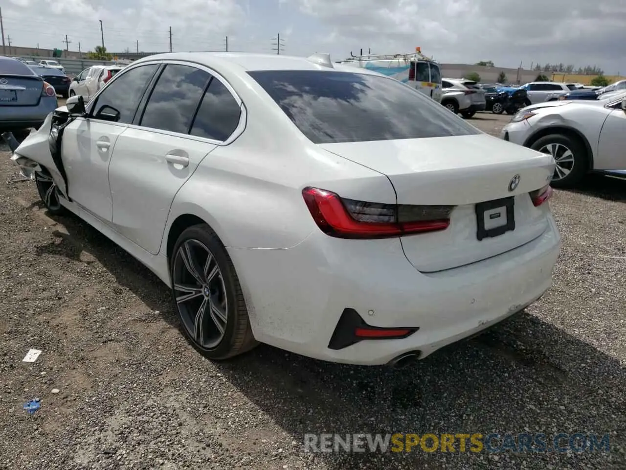 3 Фотография поврежденного автомобиля 3MW5R1J02L8B35407 BMW 3 SERIES 2020