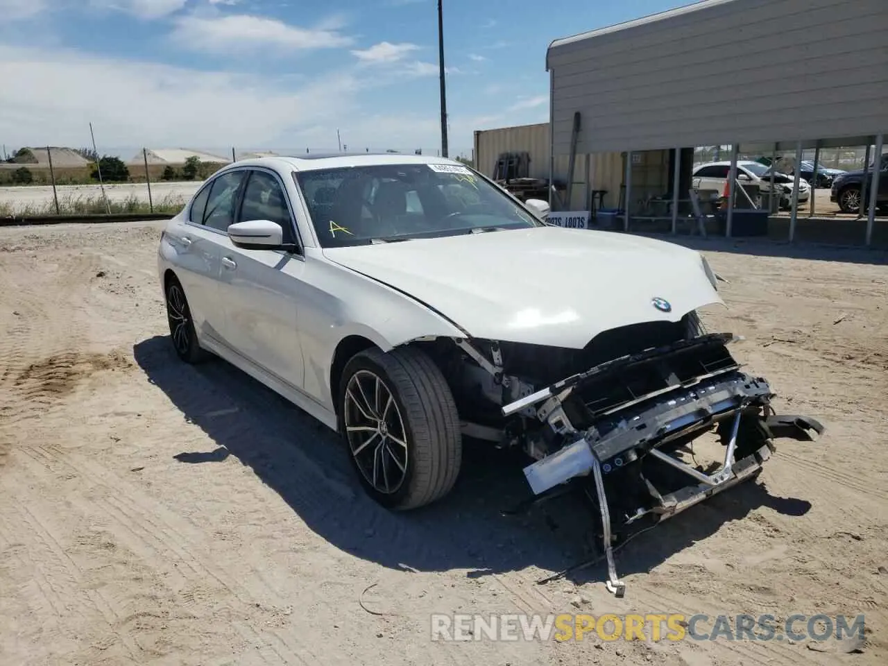 1 Photograph of a damaged car 3MW5R1J02L8B38629 BMW 3 SERIES 2020