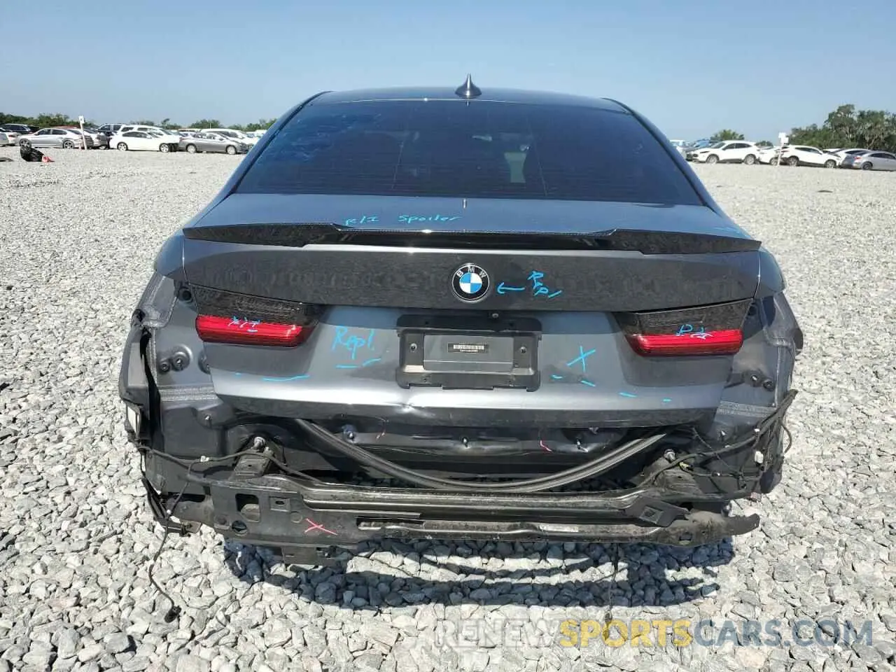 6 Фотография поврежденного автомобиля 3MW5R1J02L8B39652 BMW 3 SERIES 2020