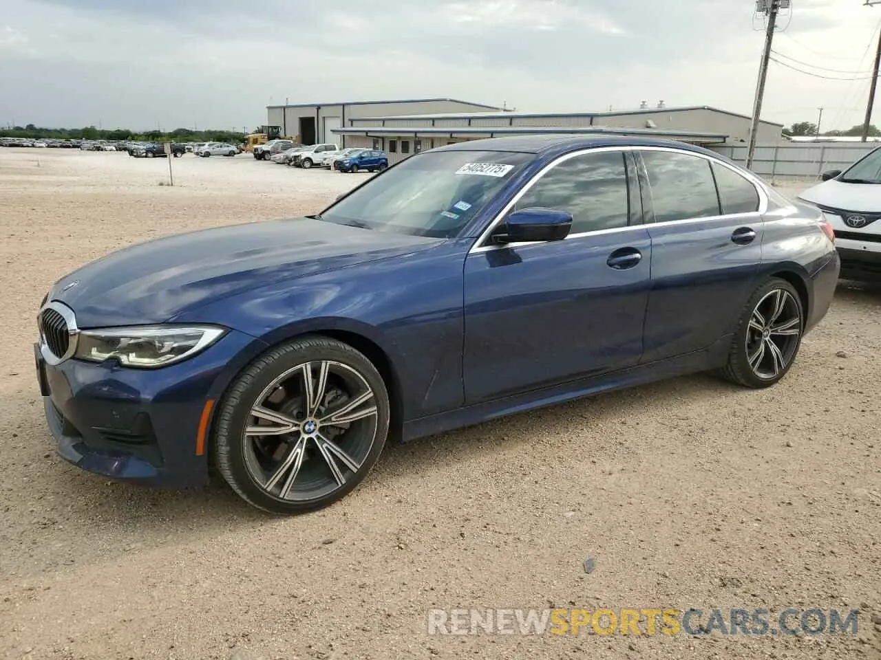 1 Photograph of a damaged car 3MW5R1J03L8B10080 BMW 3 SERIES 2020