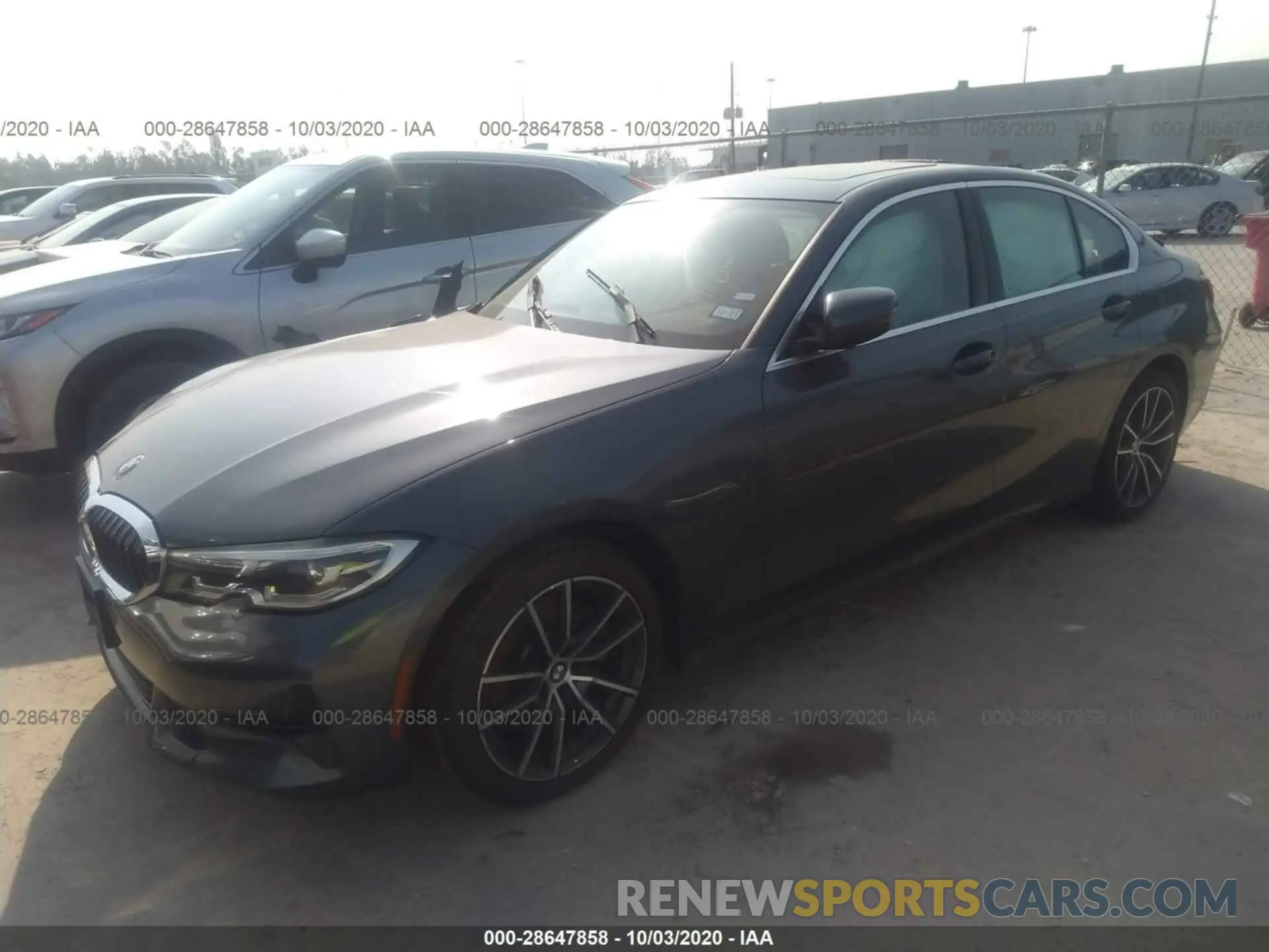 2 Photograph of a damaged car 3MW5R1J03L8B12511 BMW 3 SERIES 2020