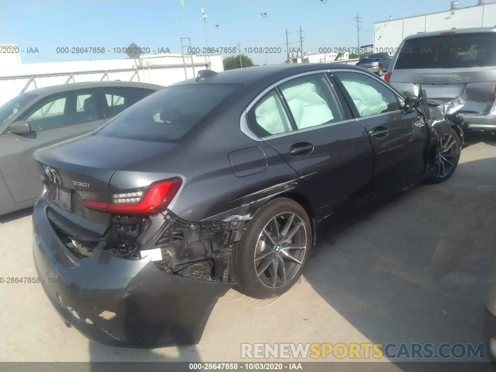 4 Photograph of a damaged car 3MW5R1J03L8B12511 BMW 3 SERIES 2020