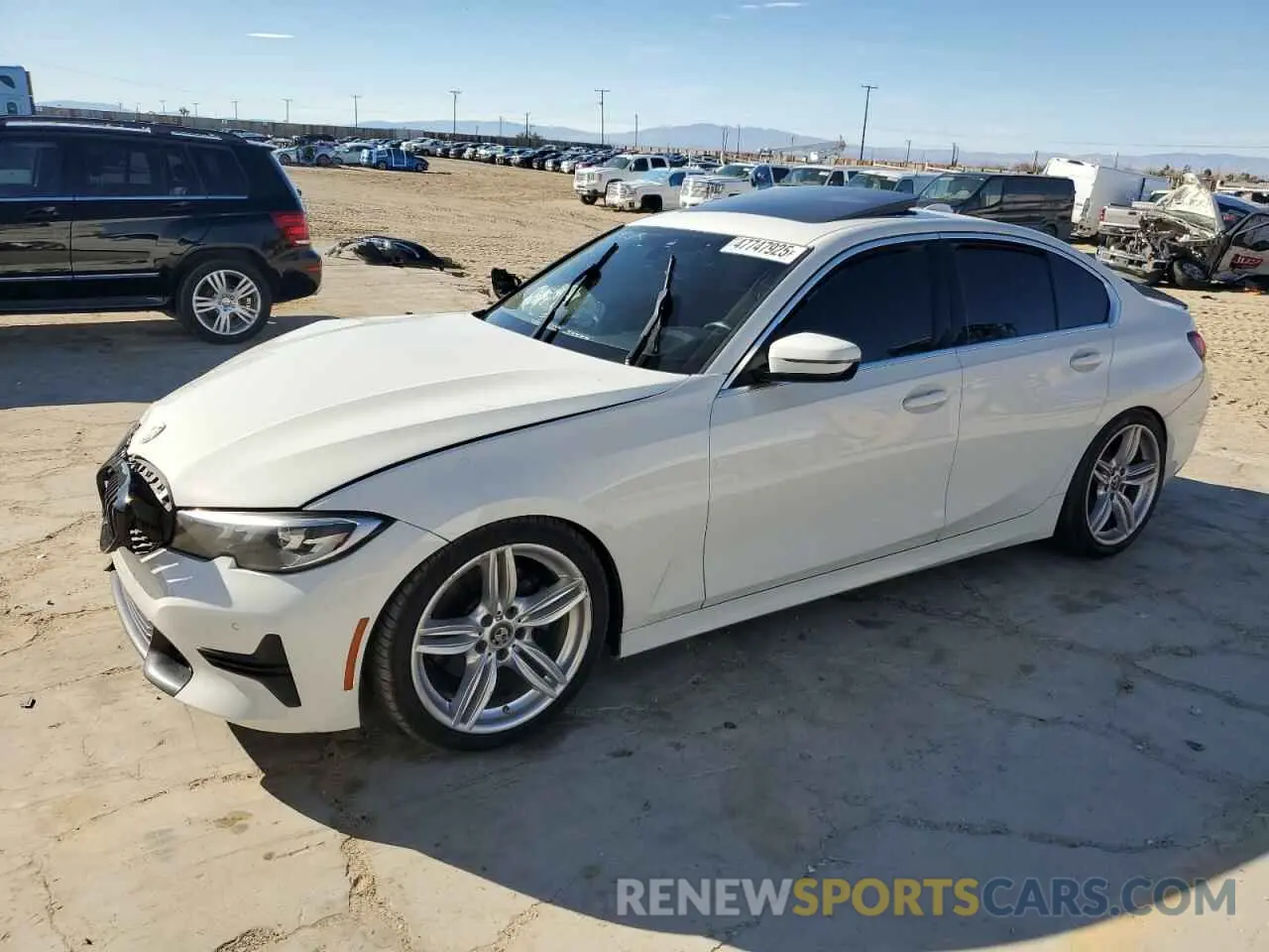 1 Photograph of a damaged car 3MW5R1J04L8B10203 BMW 3 SERIES 2020