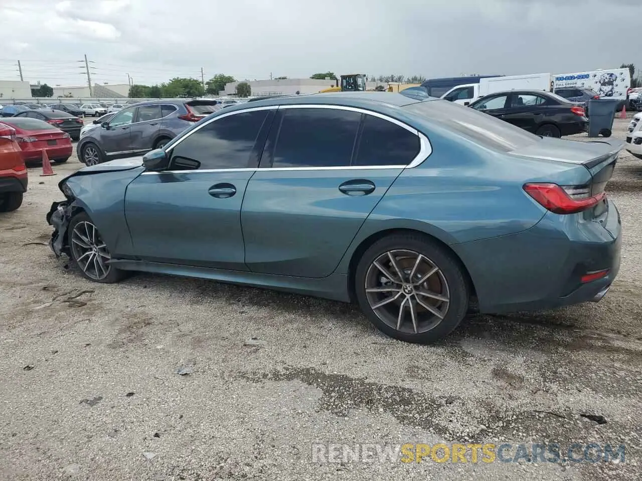 2 Photograph of a damaged car 3MW5R1J04L8B20665 BMW 3 SERIES 2020