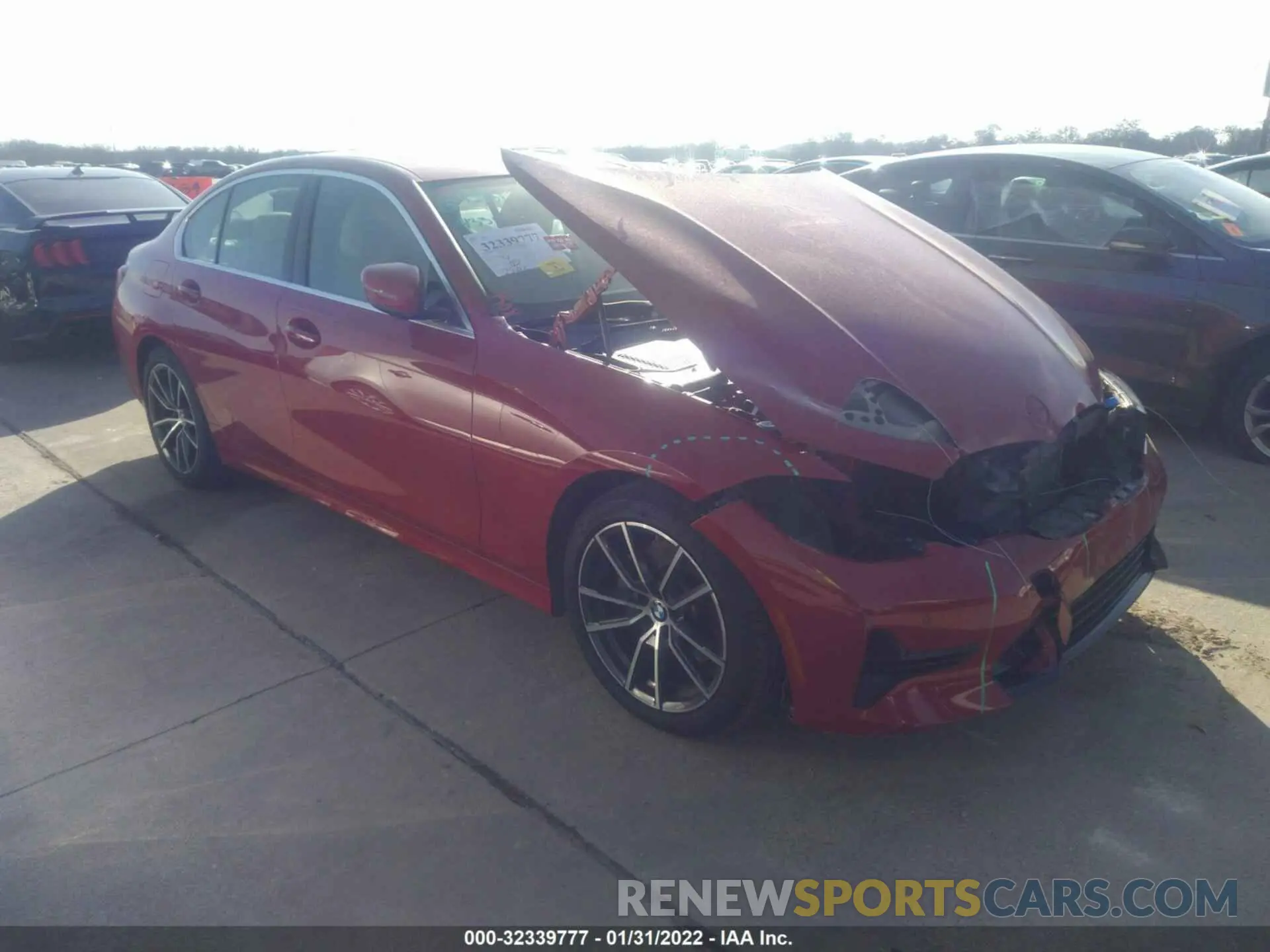 1 Photograph of a damaged car 3MW5R1J04L8B20925 BMW 3 SERIES 2020
