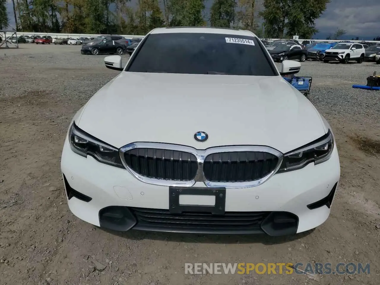 5 Фотография поврежденного автомобиля 3MW5R1J04L8B24506 BMW 3 SERIES 2020