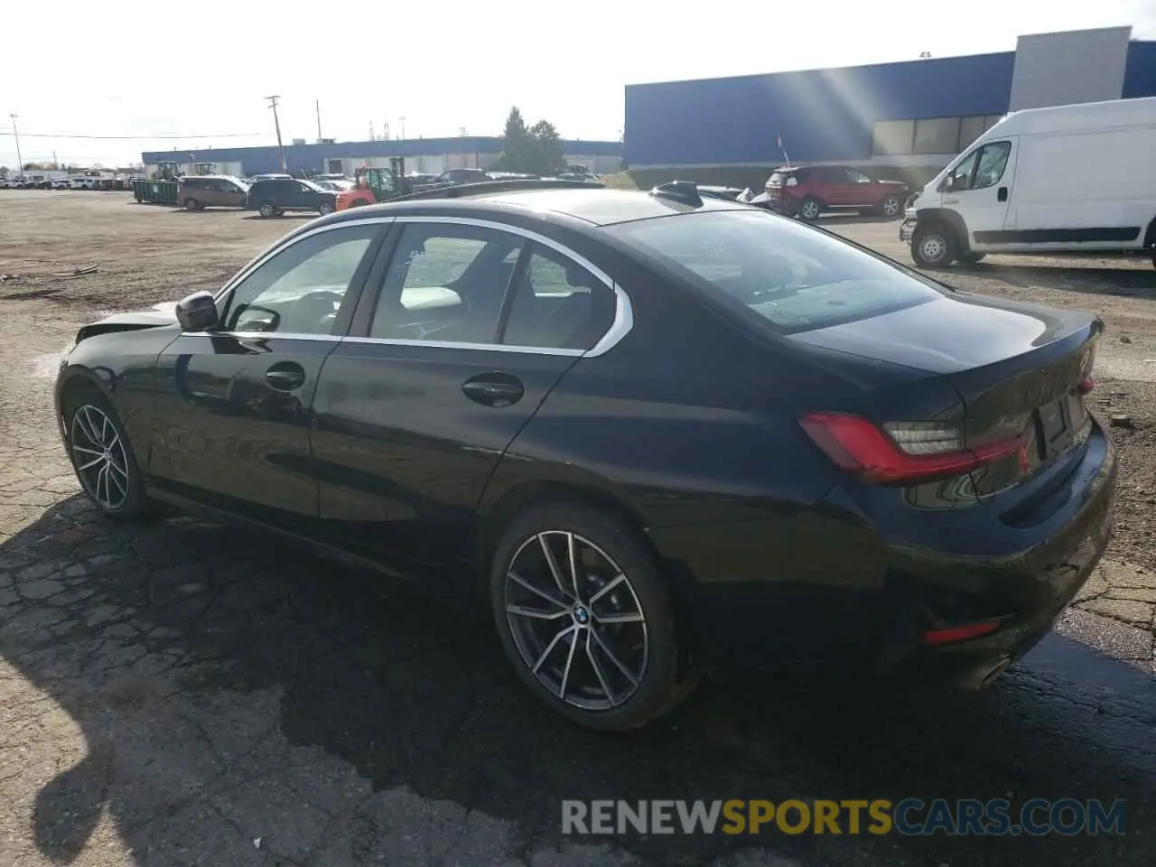 2 Фотография поврежденного автомобиля 3MW5R1J04L8B25137 BMW 3 SERIES 2020