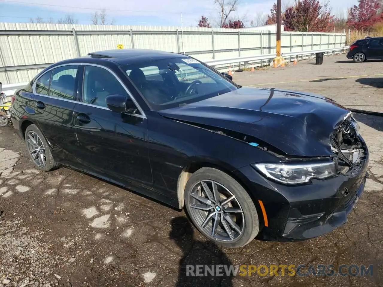 4 Фотография поврежденного автомобиля 3MW5R1J04L8B25137 BMW 3 SERIES 2020