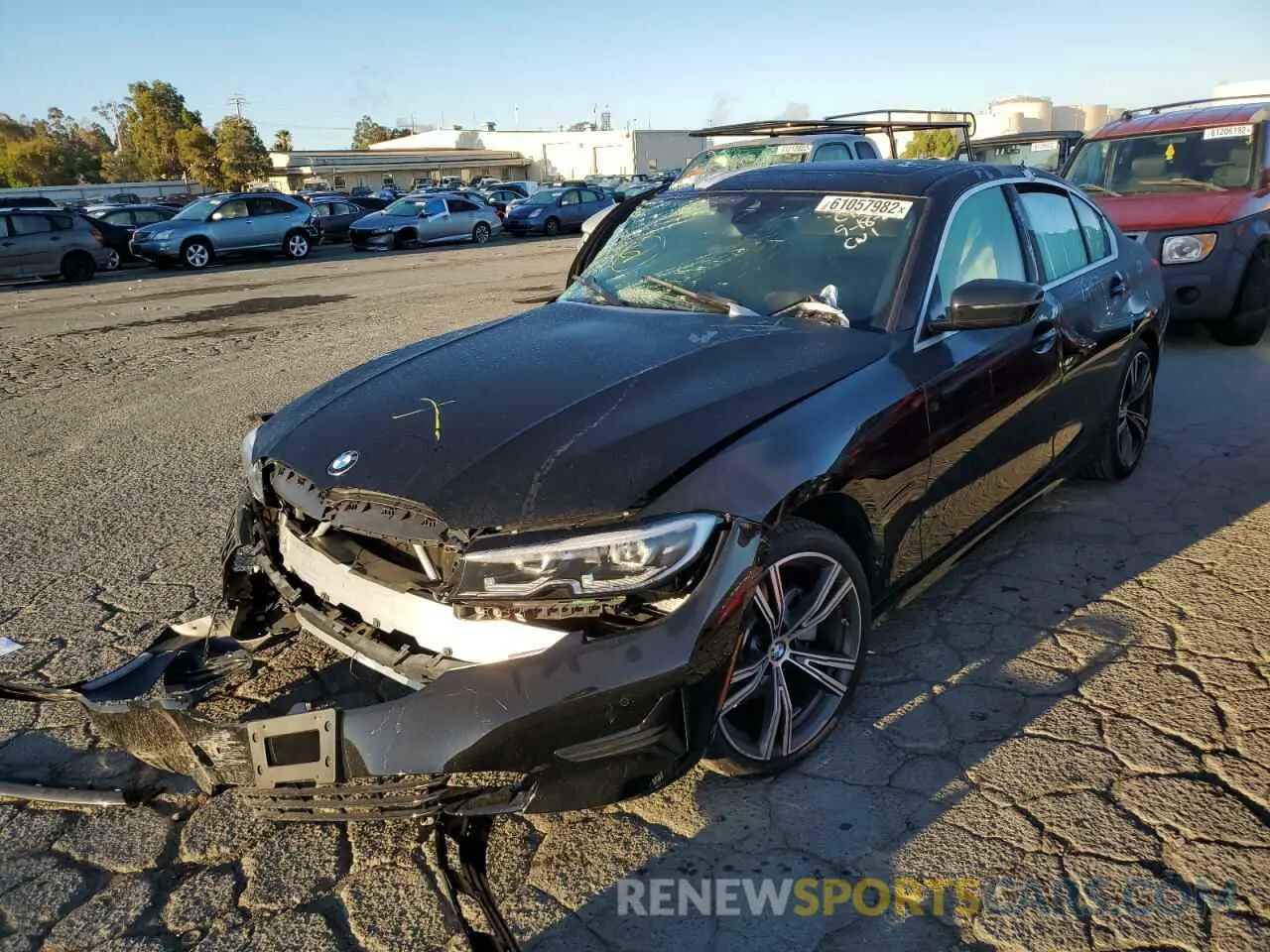 2 Фотография поврежденного автомобиля 3MW5R1J04L8B26952 BMW 3 SERIES 2020