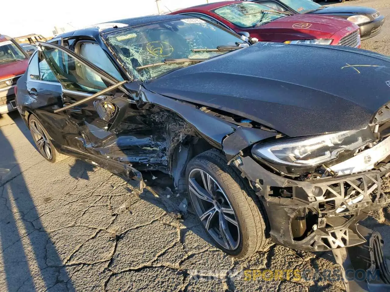 9 Фотография поврежденного автомобиля 3MW5R1J04L8B26952 BMW 3 SERIES 2020